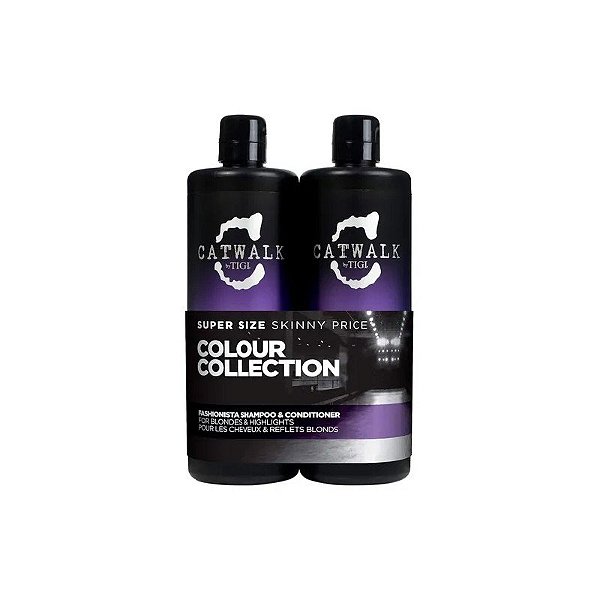 Kit Tigi Catwalk Colour Collection Fashionista - Shampoo 750ML + Condicionador 750ML