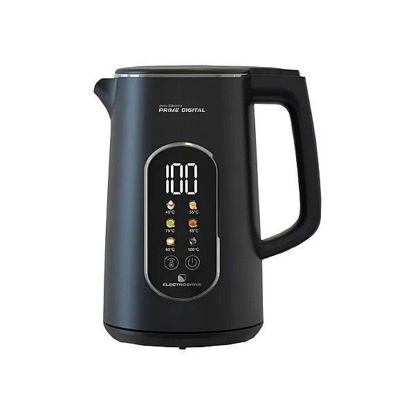 Jarra Elétrica Electrobras Prime Digital EBJE-10 2200 W 110V - Preto
