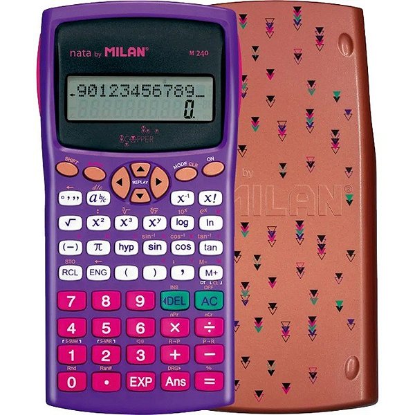 Calculadora Científica Milan Edição Cobre M240 159110CPBL - Roxo/Cobre