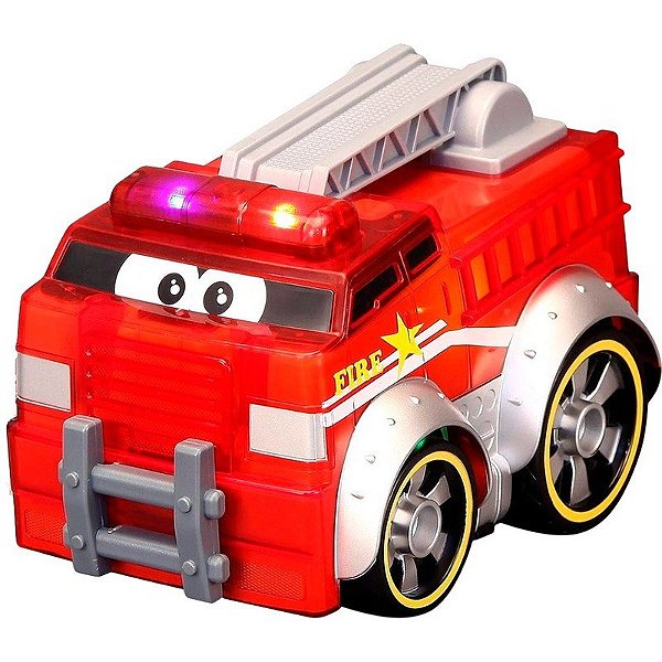 Carro Bombeiro Push&Glow BBJunior - 16-89006
