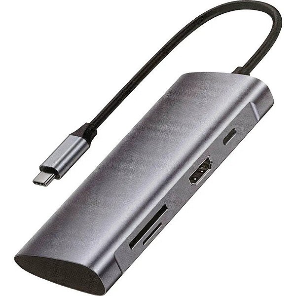 Hub USB-C Adaptador Estação de Acoplamento HYE HYEHU71 7 em 1