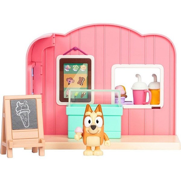 Conjunto de Brinquedo Sorveteria Azul e Gelo Moose - 17553