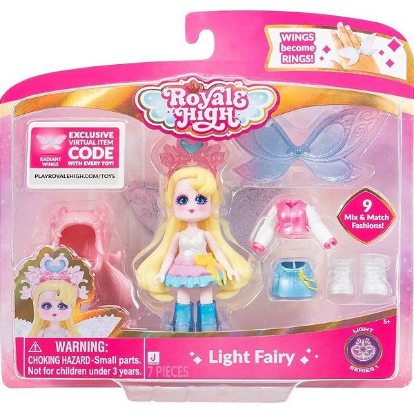 Boneca Royale Hight Light Fairy Jazwares - RYH0004 (7 Peças)