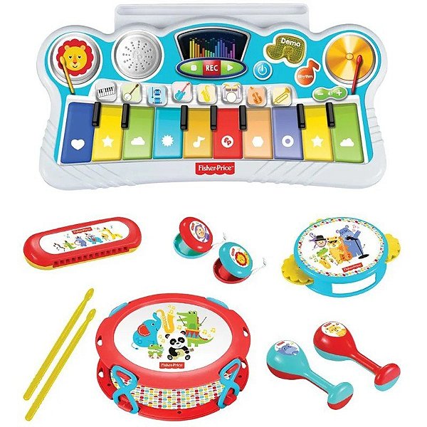 Conjunto Musical de 10 Instrumentos Fisher-Price - DFP90902
