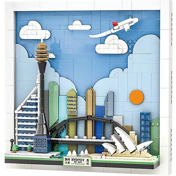 Blocos de Construção Cidade Postcarad Sydney - 4927 (645 Peças)