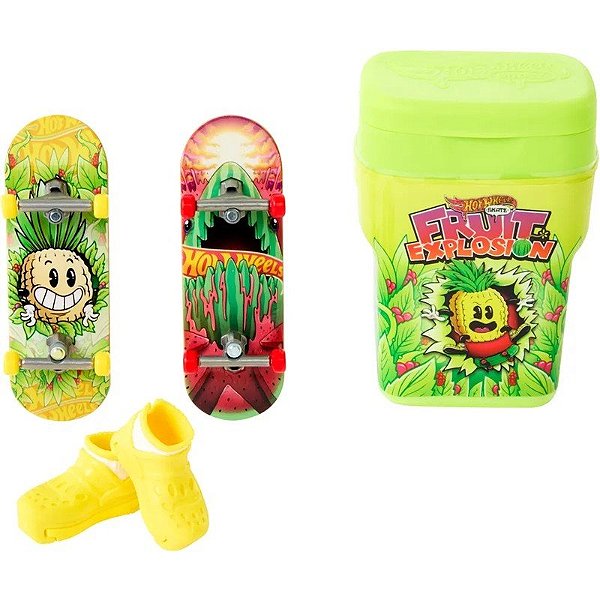 Skate HotWheels Frutas Explosão Mattel - HVK76