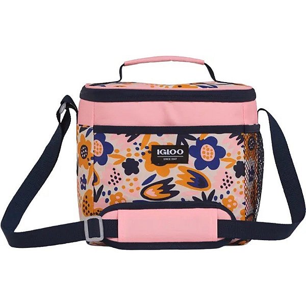 Bolsa Térmica Igloo Square Lunch 64301 9 Latas - Flor Retro