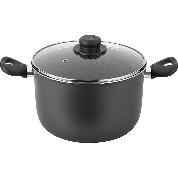 Olla Multiflon Linea Gourmet 24 cm 53624 - Negro