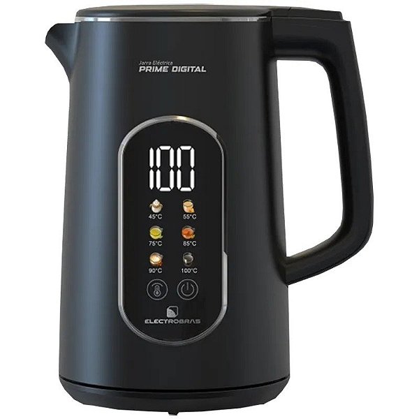 Chaleira Elétrica ElectroBras EBJE-10 Prime Digital 1.7L 2.200W 110V/60Hz