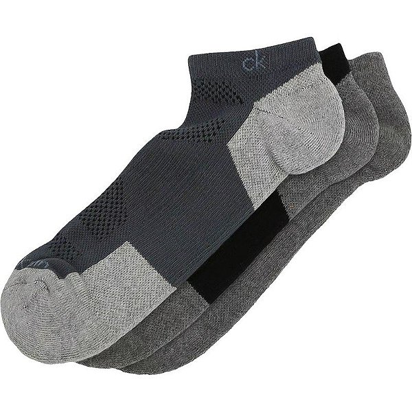 Meias Calvin Klein CKM215NS01001 - Masculina (3 Pares)