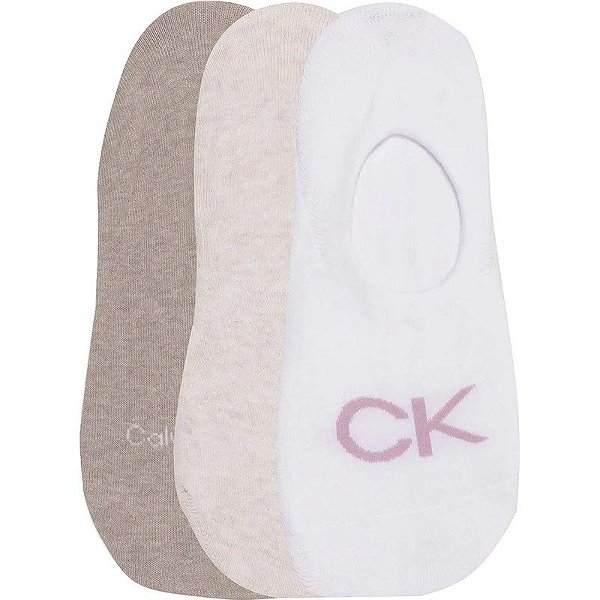 Meias Calvin Klein CKW221LN04005 - Feminina (3 Pares)