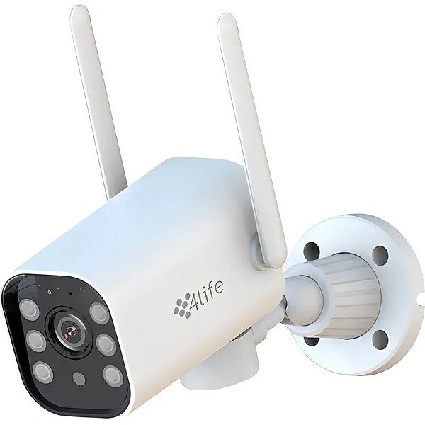 Câmera de Vigilância Smart Wifi 4Life VigiOne FLG3P