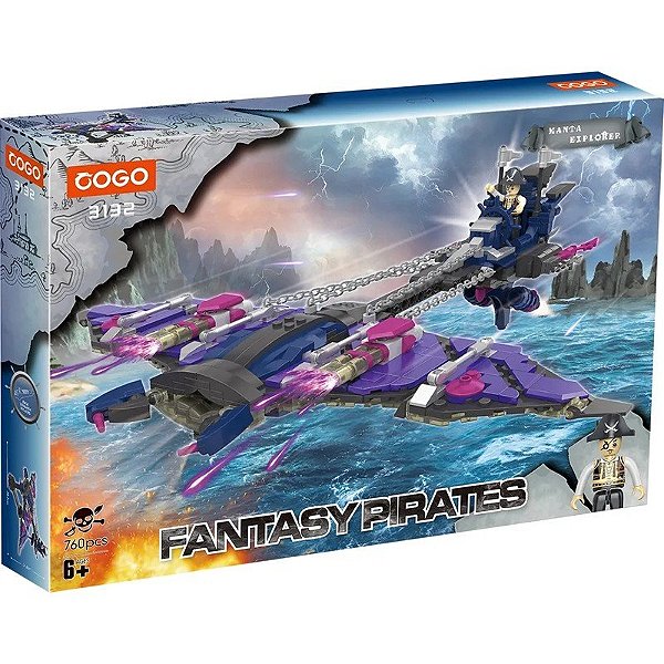 Barco Pirata Fantasia Cogo - 3132 (760 Peças)