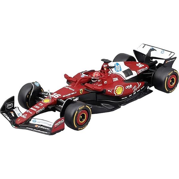 Miniatura Ferrari SF-25 16 Charles Leclerc - Bburago 18-36852 Escala 1:43
