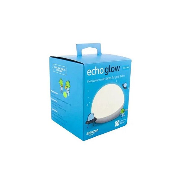 Lâmpada Inteligente Amazon Echo Glow Multicolor Compatível com Alexa - Branco (833)