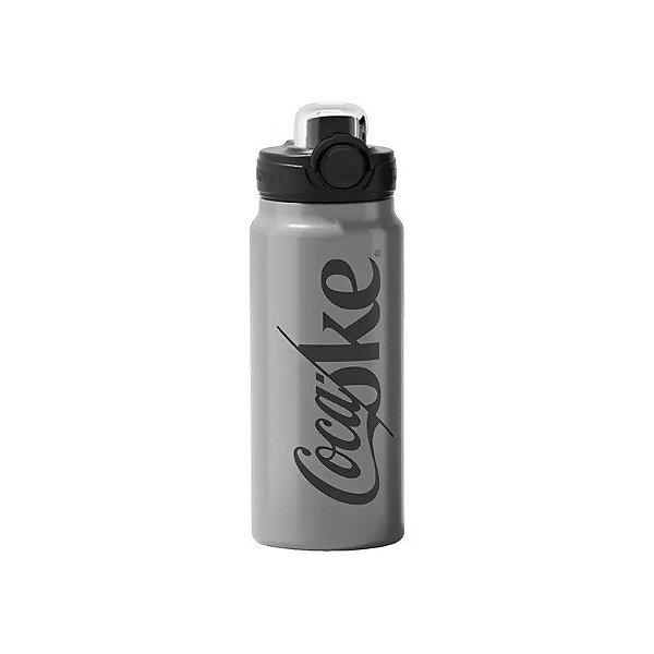 Garrafa Térmica Nonoo Coca Cola NS760M1 - Preto/Prata 760ML