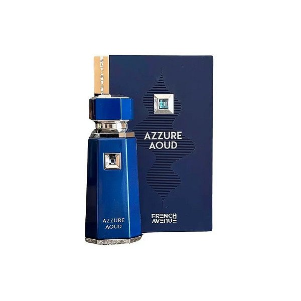 Perfume French Avenue Azzure Aoud Água de Perfume Masculino 100ml