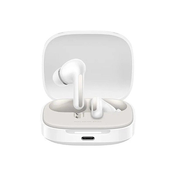 Fone de Ouvido Xiaomi Redmi Buds 6 M2429E1 Bluetooth - Branco Nuvem