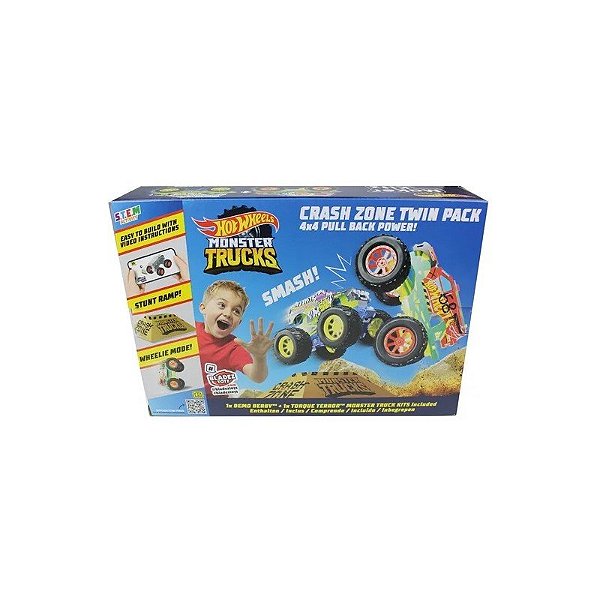 Kit Criador de Monster Trucks com Bluetooth Hot Wheels