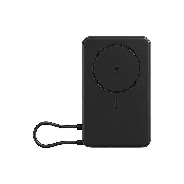Carregador Portátil Xiaomi Magnetic Power Bank 10000MAH BHR08P9GL Preto