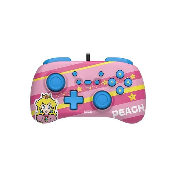Controle HoriPad Mini com Fio para Nintendo Switch - Peach (NSW-367U)