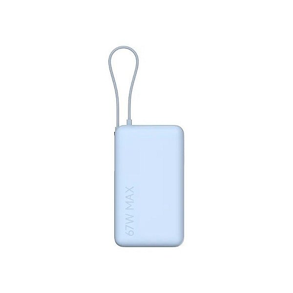 Carregador Portátil Xiaomi com Cabo 10.000 mAh 67 W - Azul Gelo (BHR08Z2GL)