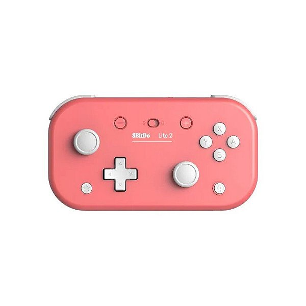 Controle 8BITDO Lite 2 Bluetooth para Nintendo Switch - Rosa