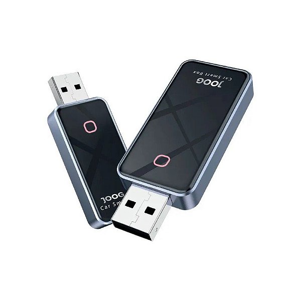 Adaptador Automotivo Carplay Joog JG-CP13 Bluetooth Wi-Fi Preto