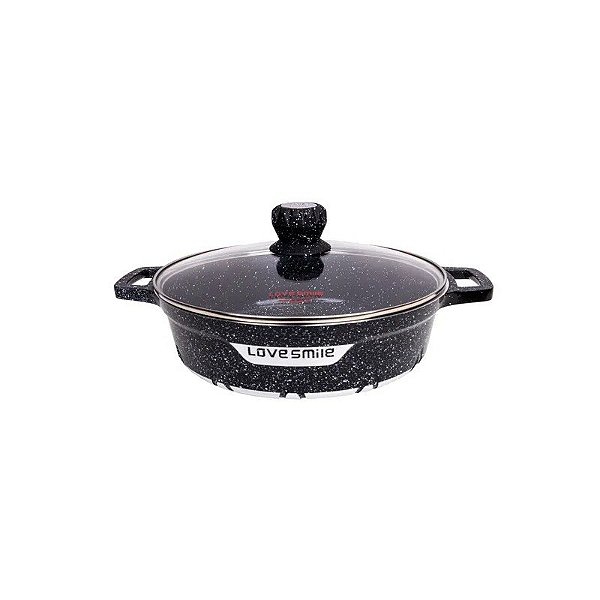 Panela com Tampa 28 CM 4,3 Litros - Revestimento de Granito