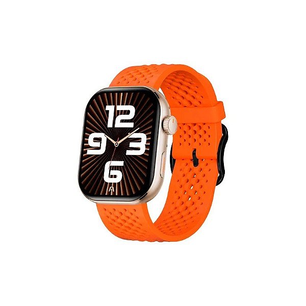 Relógio Inteligente FTX FTXF39P-Rgor - Bluetooth - Dourado e Laranja