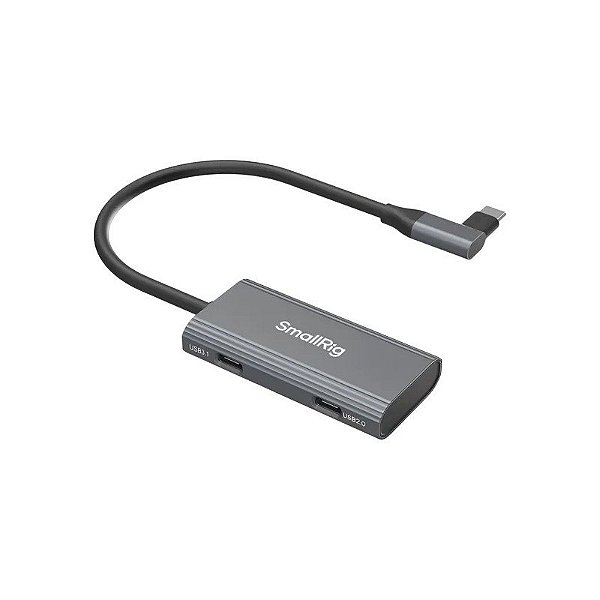 Hub USB-C Smallrig 4 em 1 - Cinza/Preto (4598)