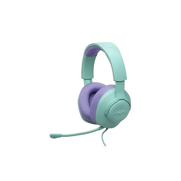 Fone de Ouvido Headset JBL Quantum 100 M2 - com Fio - Driver 40MM - Ciano