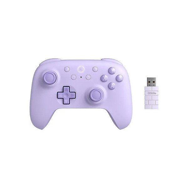 Controle Gamer 8BITDO Ultimate 2C Wireless Controller 81HD - Bluetooth - PC/Mobile - Roxo