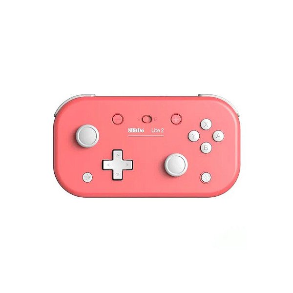 Controle 8BITDO Lite 2 80KA01 Sem Fio para Nintendo Switch / Android - Rosa