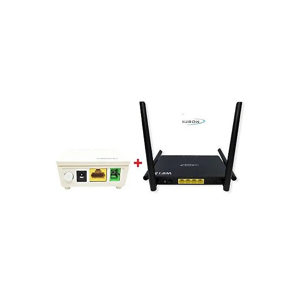 Combo Gpon Huawei EG8010H + Iuron Ac Wifi 6 (537211+6956)