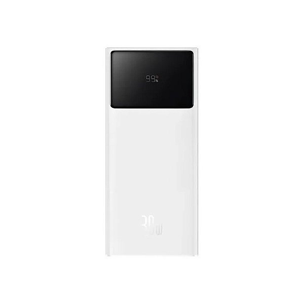 Carregador Portátil Baseus Star Lord Display Digital 30 W 10.000 Mah - Branco/Preto (P10022907213)