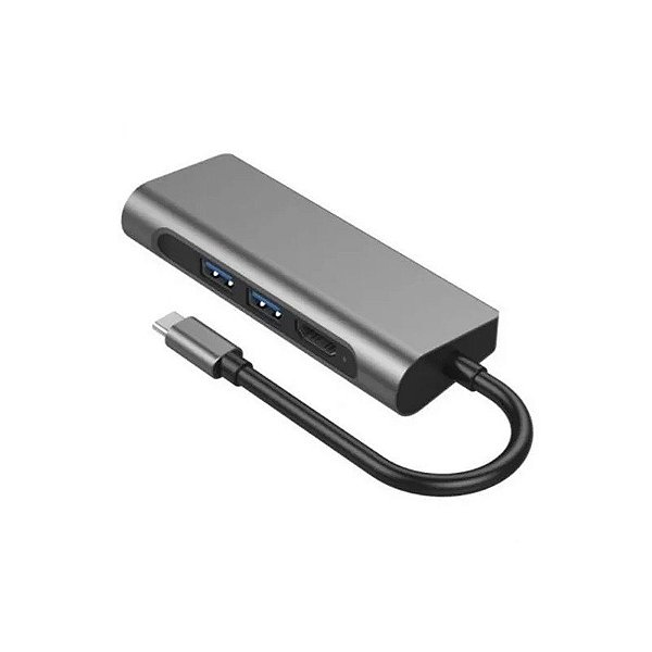 Hub Satélite A-HUBC53 USB-C 7 Portas