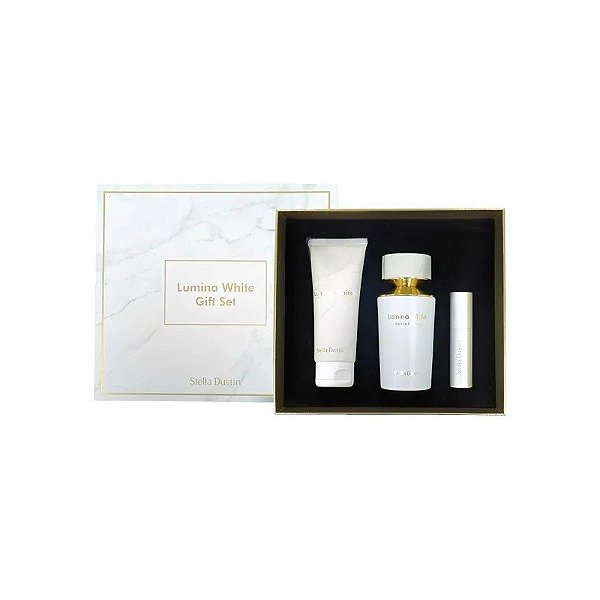 Kit Perfume Stella Dustin Lumina White - Feminino 3 Peças