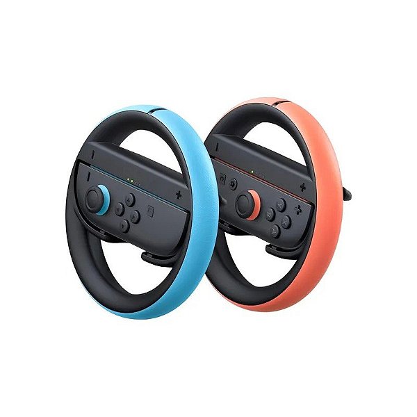 Controle para Nintendo Switch Joy-Con 2 Volante - Azul/Vermelho Claro