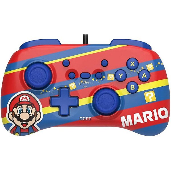 Controle Nintendo Switch Horipad Mini Super Mario NSW-366U (Com Fio)