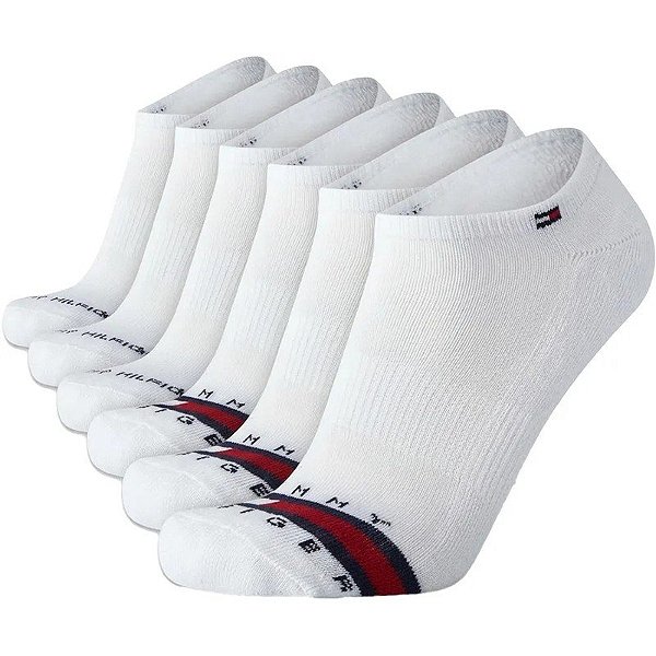 Meias Tommy Hilfiger TVM233NS02 002 - Masculina (6 Pares)