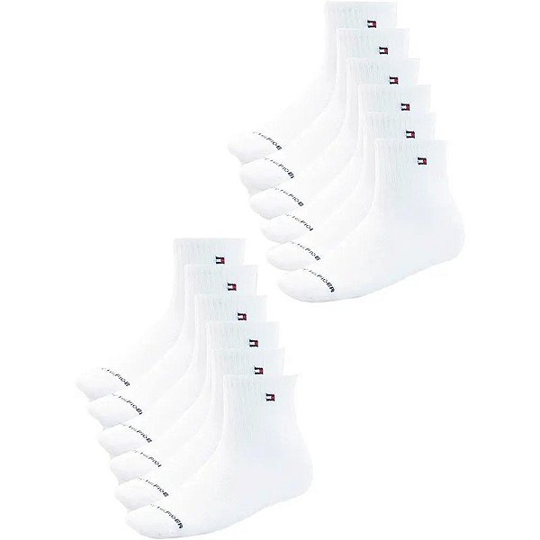 Meias Tommy Hilfiger TVM211QT07 002 - Masculina (6 Pares)