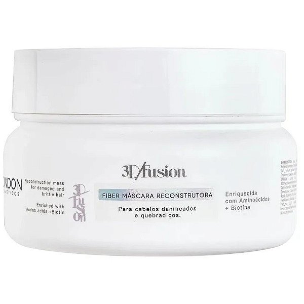 Máscara Capilar London Cosméticos 3D Fusion Reconstrutora - 200g