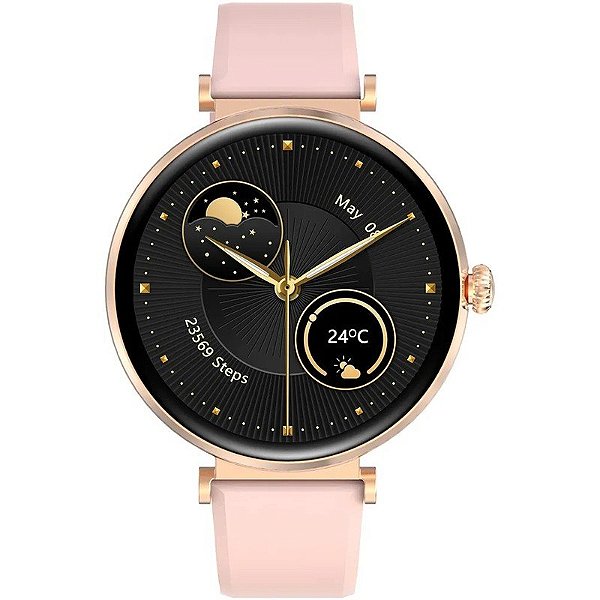 Relógio Inteligente Joog Elegant ELG2JG - Dourado/Rosa