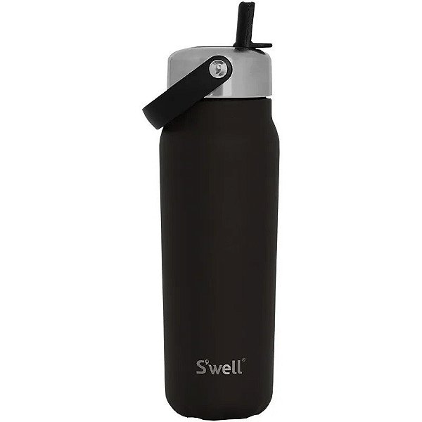 Garrafa Térmica S'well Explorer Fliw Canudo 700ml - Ônix