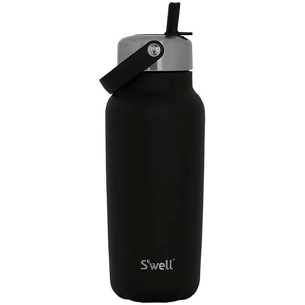 Garrafa Térmica S'well Explorer Fliw Straw 940mL - Pedra Ônix