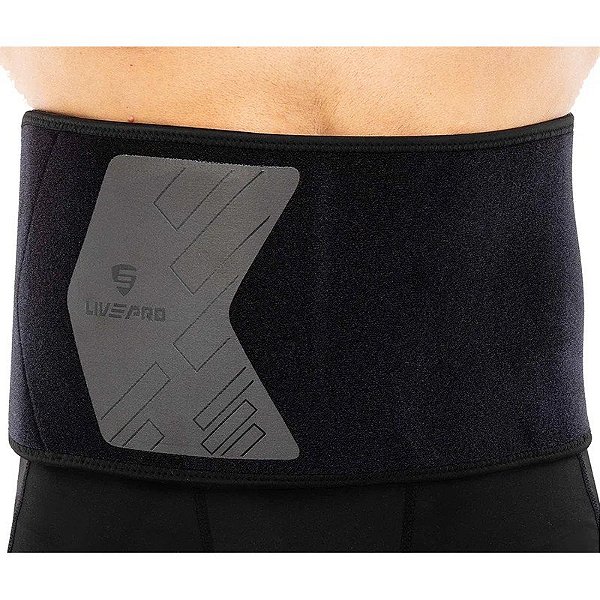Faixa abdominal LIVEPRO LP8718 - Preto
