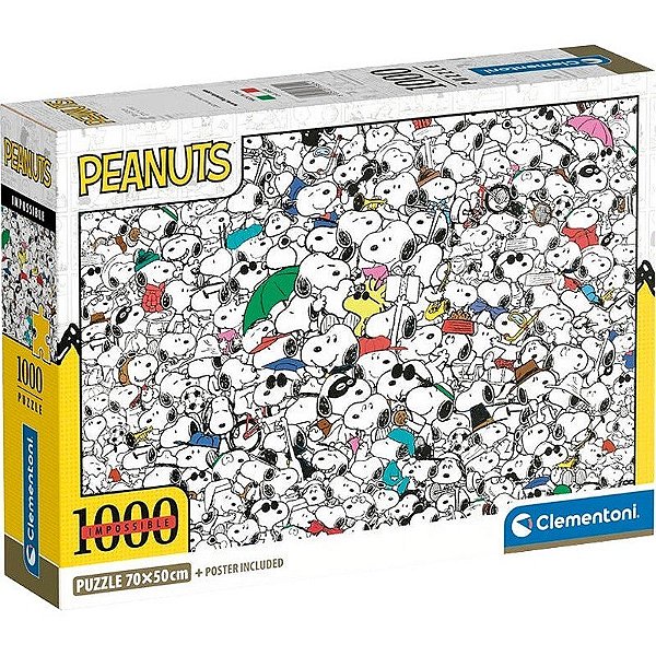 Quebra-Cabeça Clementoni Peanuts - 39804 (1000 peças)