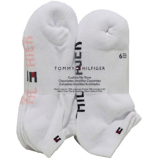 Meias Soquete Tommy Hilfiger TVW221NS06 001 - Feminina (6 Pares)