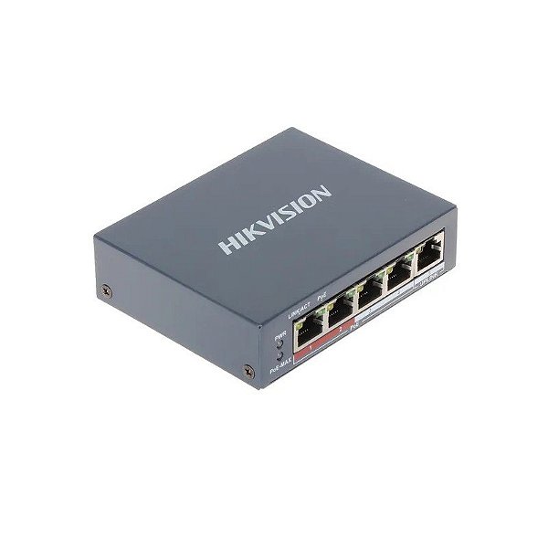 Hub Switch Hikvision 04P 10/100Mbps Poe DS-3E0105P-e(B)